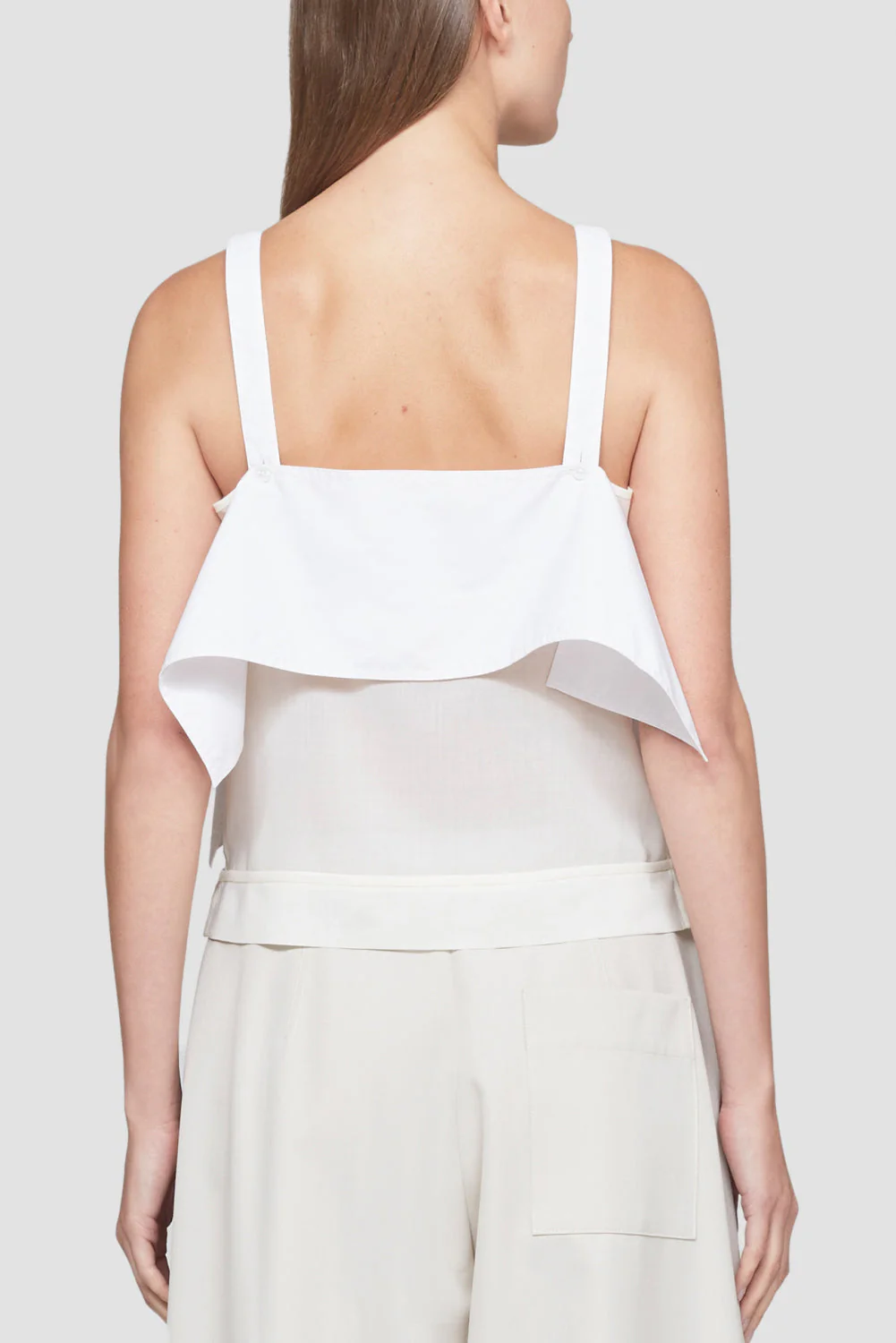 Wool Blend Voile Layered Tank - Image 3