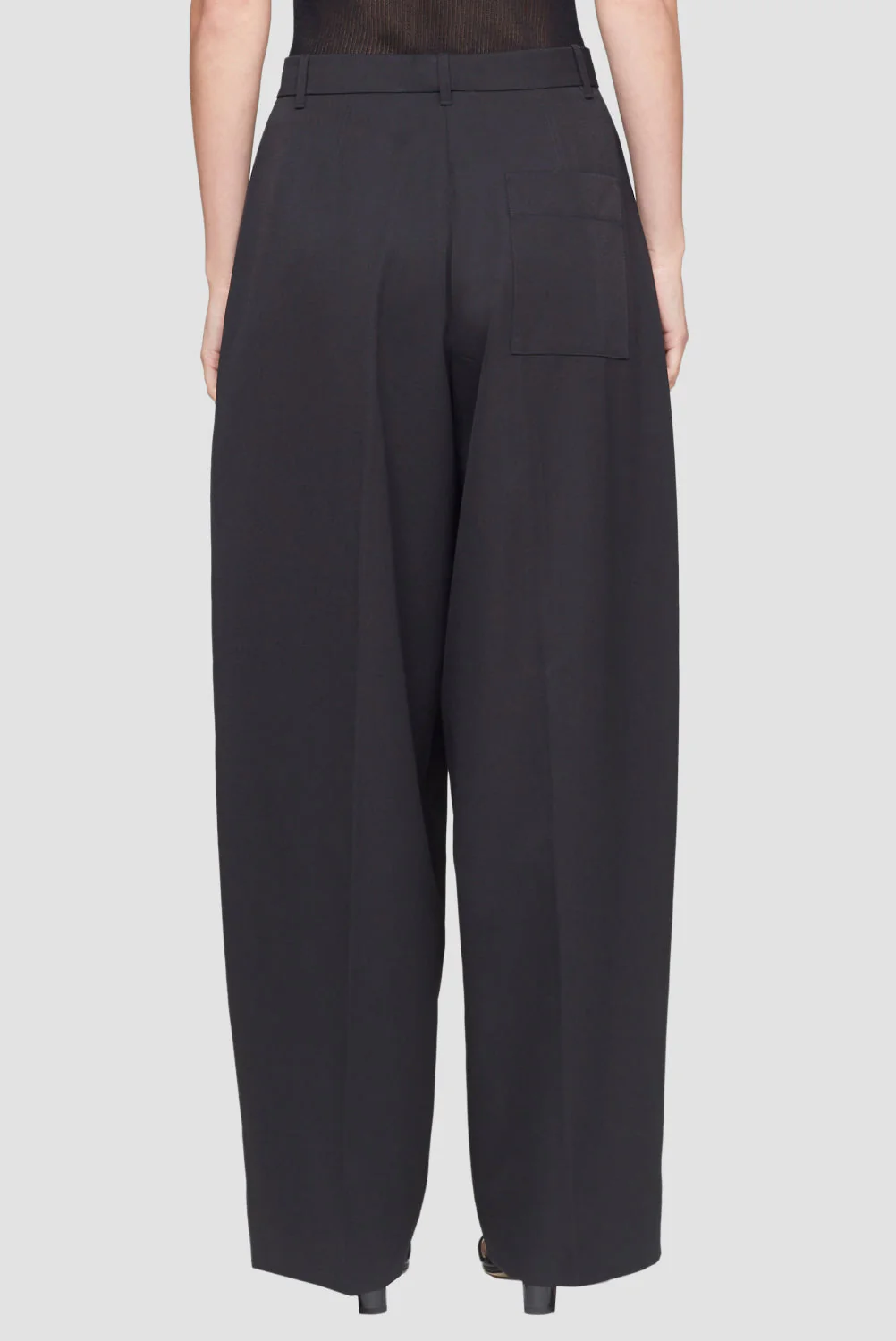 High-Waisted Wide Leg Tailored Trousers - Image 4